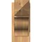 Ekena Millwork Funston Arts & Crafts Smooth Outlooker, Western Red Cedar, 7 1/2"W x 16"D x 16"H OUT08X16X16FST03SWR - alternate 3